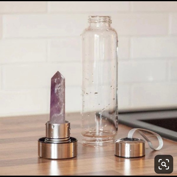 SMOKY QUARTZ CRYSTAL ELIXIR WATER BOTTLE - Picture 3 of 8